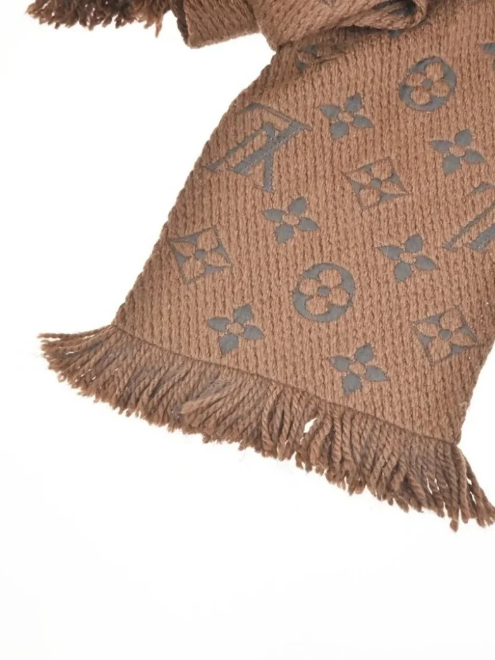 LOUIS VUITTON Echarpe Logomania Scarf Monogram Silk wool BN M72241 35TA583
